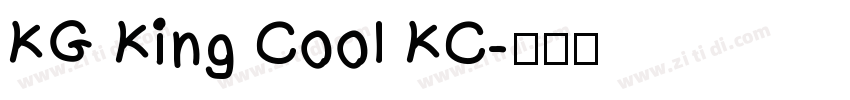 KG King Cool KC字体转换